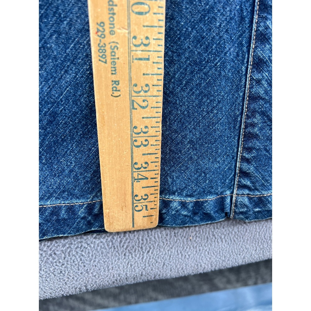 Old Navy Maxi Skirt Sz 12 Blue Jeans Denim Medium Wash Cotton Long A-Line Slit - Picture 4 of 10